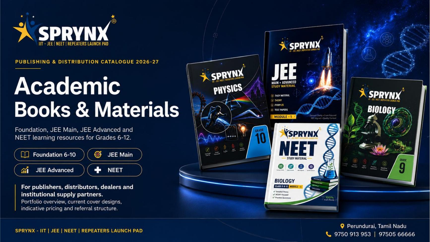 SPRYNX Academic Books & Materials catalogue